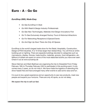euro a go go 2005 programme guide
